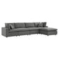 Modway Commix 5-Piece Outdoor Patio Sectional Sofa | Outdoor Sofas, Loveseats & Sectionals | Modishstore-3
