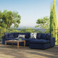 Modway Commix 5-Piece Outdoor Patio Sectional Sofa - EEI-5583 | Outdoor Sofas, Loveseats & Sectionals | Modishstore - 9