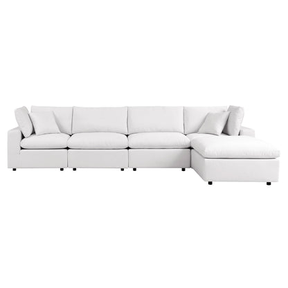 Modway Commix 5-Piece Outdoor Patio Sectional Sofa - EEI-5583 | Outdoor Sofas, Loveseats & Sectionals | Modishstore - 18