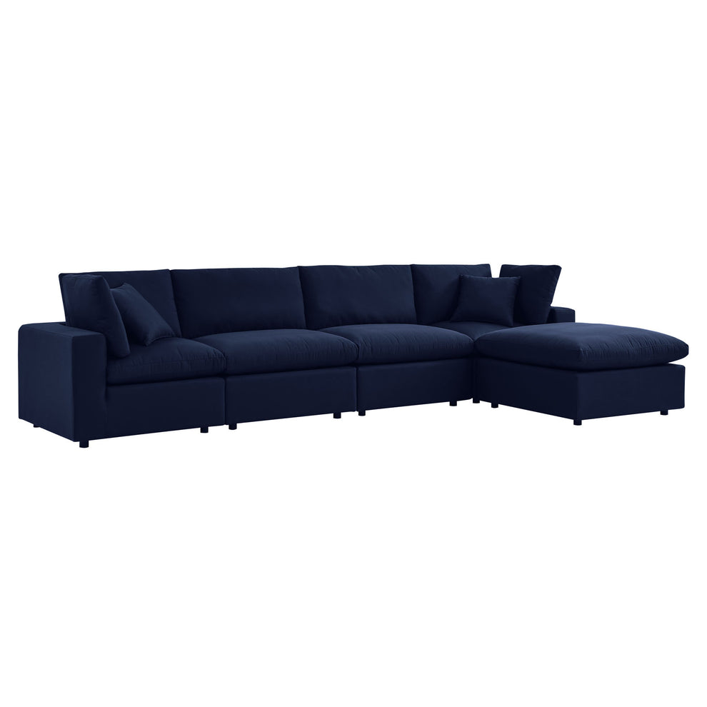 Modway Commix 5-Piece Sunbrella® Outdoor Patio Sectional Sofa - EEI-5584 | Outdoor Sofas, Loveseats & Sectionals | Modishstore - 3