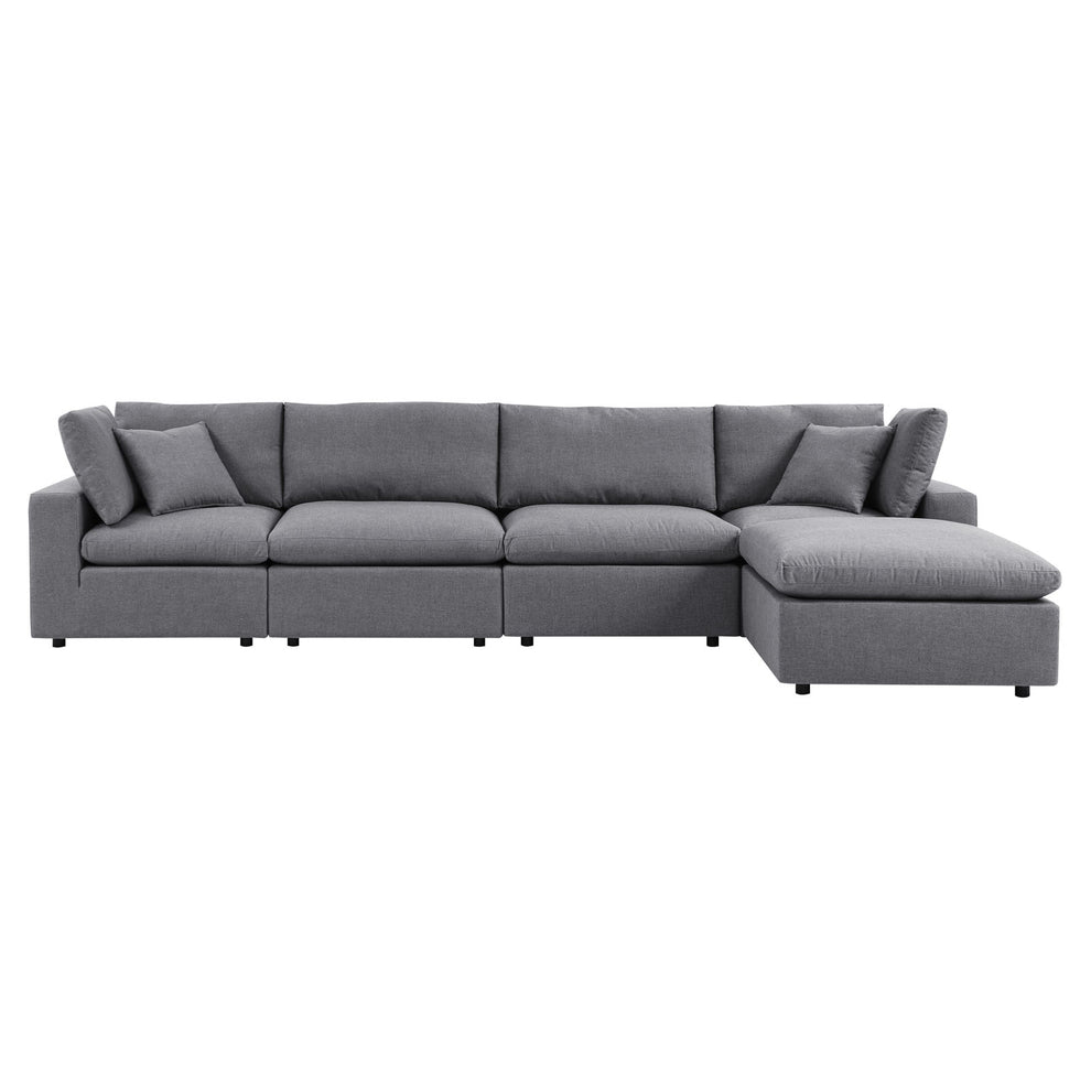 Modway Commix 5-Piece Sunbrella® Outdoor Patio Sectional Sofa - EEI-5584 | Outdoor Sofas, Loveseats & Sectionals | Modishstore - 10