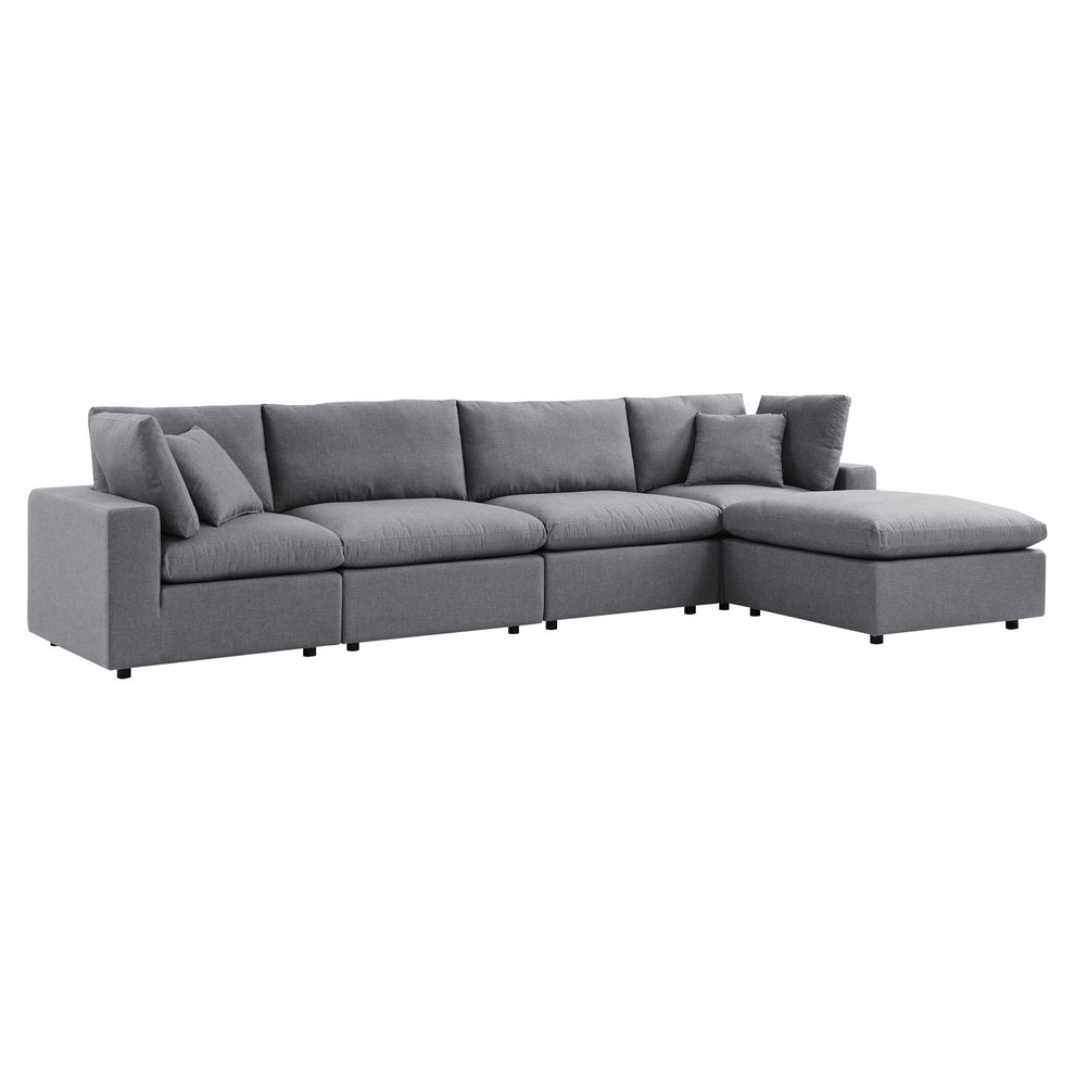 Modway Commix 5-Piece Sunbrella® Outdoor Patio Sectional Sofa - EEI-5584 | Outdoor Sofas, Loveseats & Sectionals | Modishstore - 11