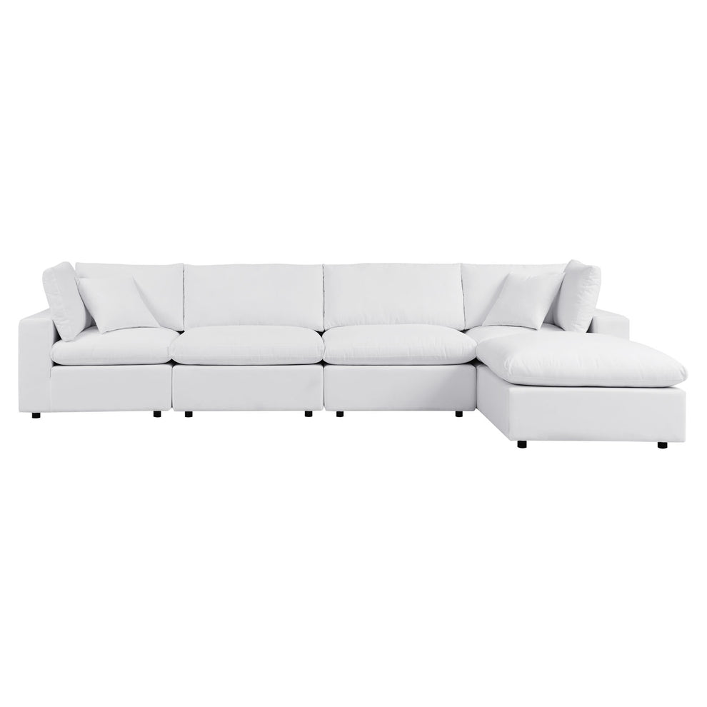 Modway Commix 5-Piece Sunbrella® Outdoor Patio Sectional Sofa - EEI-5584 | Outdoor Sofas, Loveseats & Sectionals | Modishstore - 18