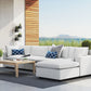 Modway Commix 5-Piece Sunbrella® Outdoor Patio Sectional Sofa | Outdoor Sofas, Loveseats & Sectionals | Modishstore-16