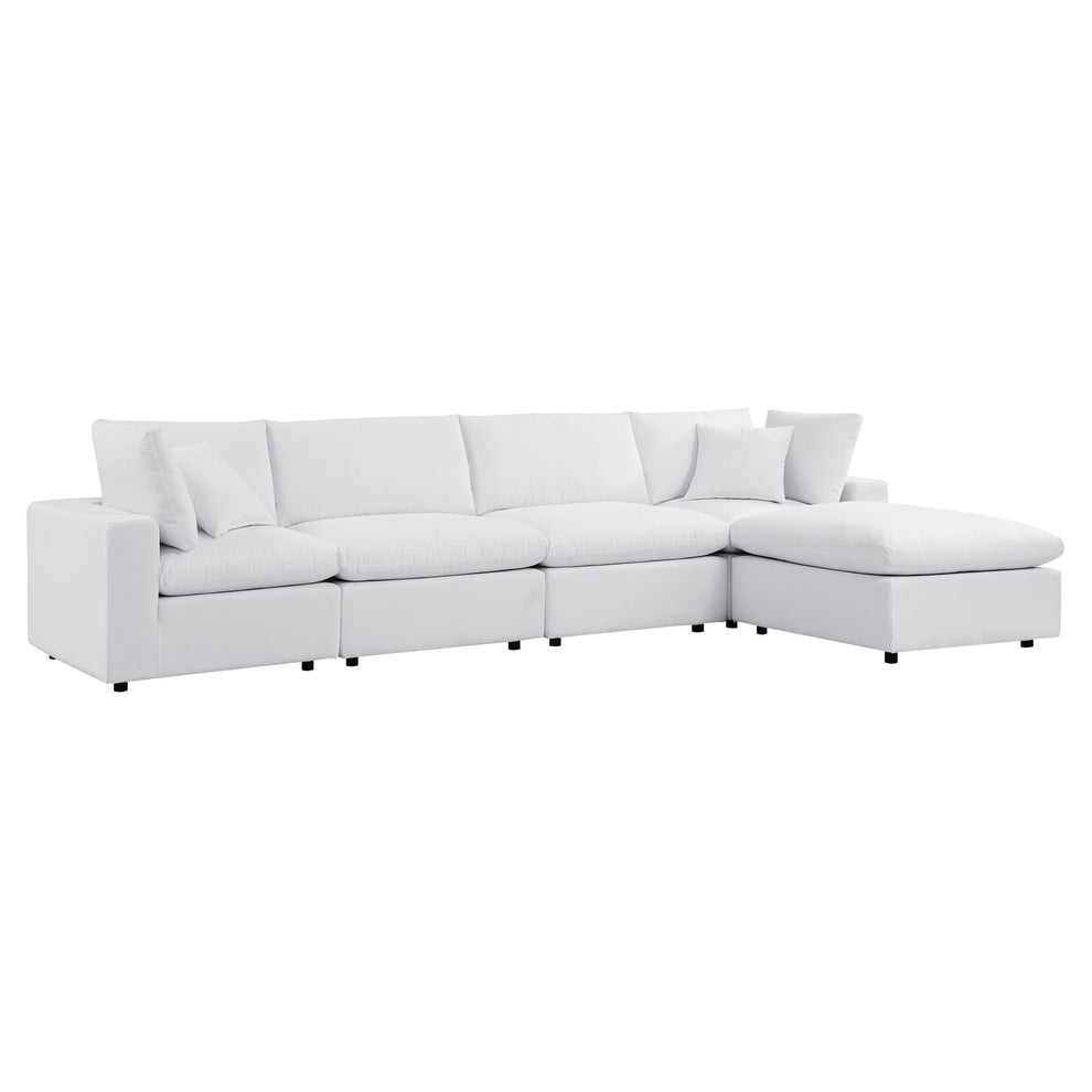 Modway Commix 5-Piece Sunbrella® Outdoor Patio Sectional Sofa - EEI-5584 | Outdoor Sofas, Loveseats & Sectionals | Modishstore - 19
