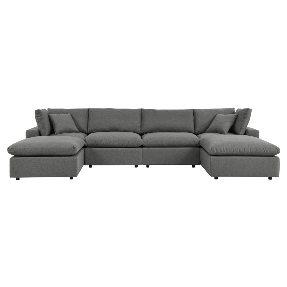 Modway Commix 6-Piece Outdoor Patio Sectional Sofa - EEI-5585 | Outdoor Sofas, Loveseats & Sectionals | Modishstore - 2