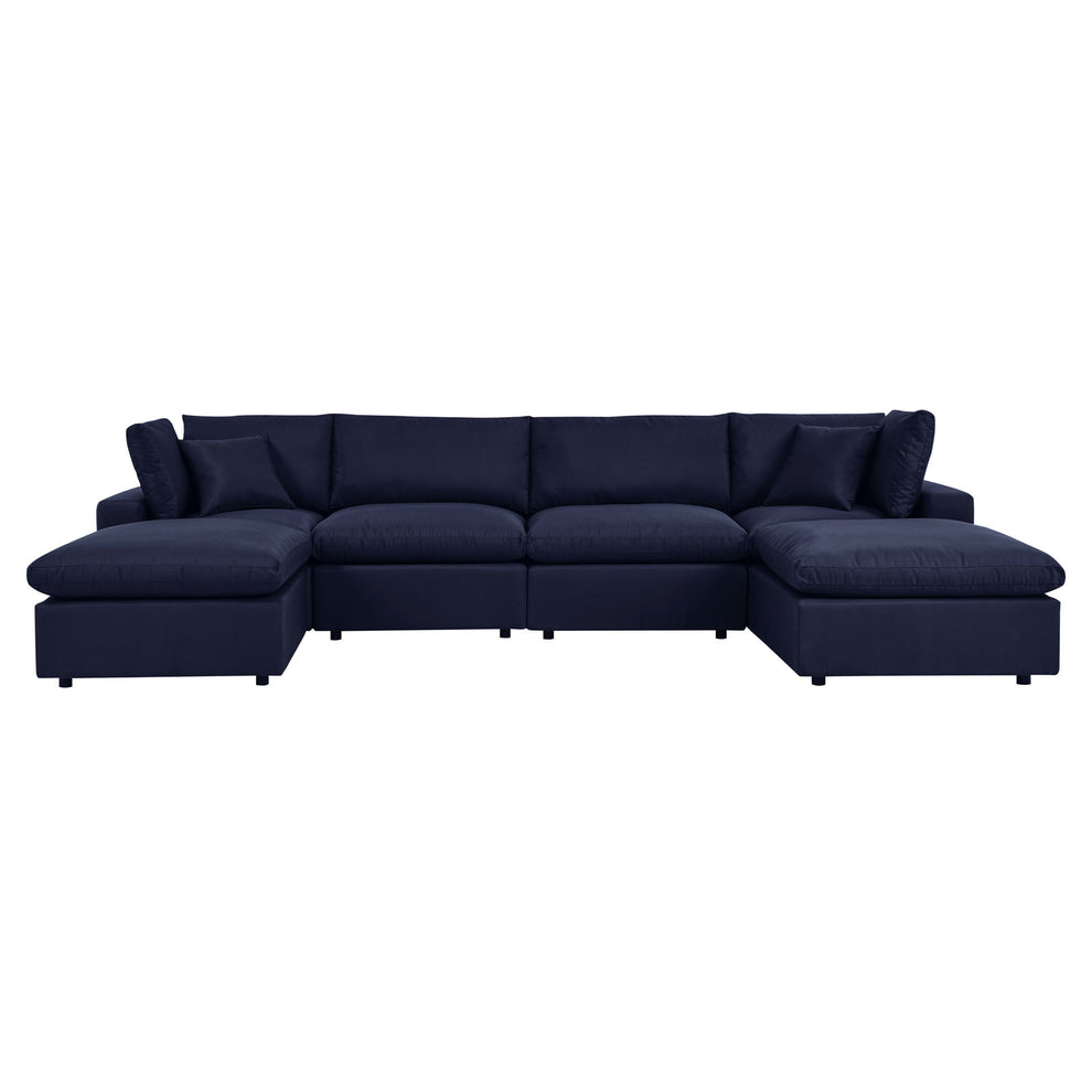 Modway Commix 6-Piece Outdoor Patio Sectional Sofa - EEI-5585 | Outdoor Sofas, Loveseats & Sectionals | Modishstore - 10