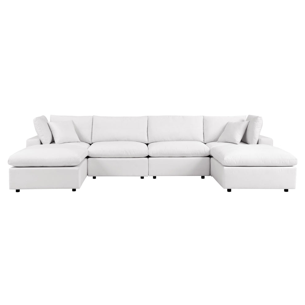 Modway Commix 6-Piece Outdoor Patio Sectional Sofa - EEI-5585 | Outdoor Sofas, Loveseats & Sectionals | Modishstore - 18