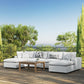 Modway Commix 6-Piece Outdoor Patio Sectional Sofa | Outdoor Sofas, Loveseats & Sectionals | Modishstore-16