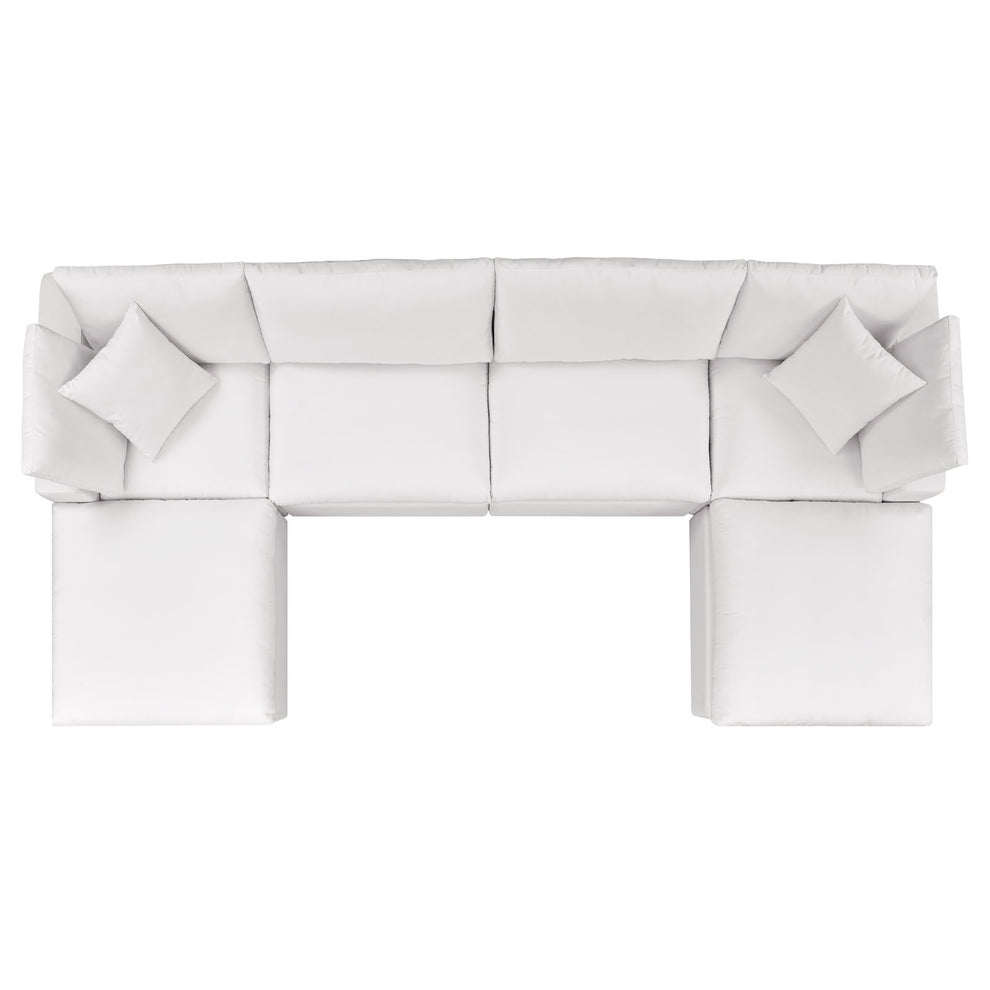Modway Commix 6-Piece Outdoor Patio Sectional Sofa - EEI-5585 | Outdoor Sofas, Loveseats & Sectionals | Modishstore - 19