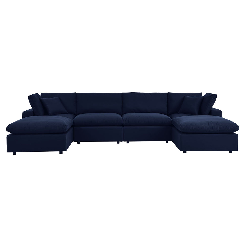 Modway Commix 6-Piece Sunbrella® Outdoor Patio Sectional Sofa - EEI-5586 | Outdoor Sofas, Loveseats & Sectionals | Modishstore - 2