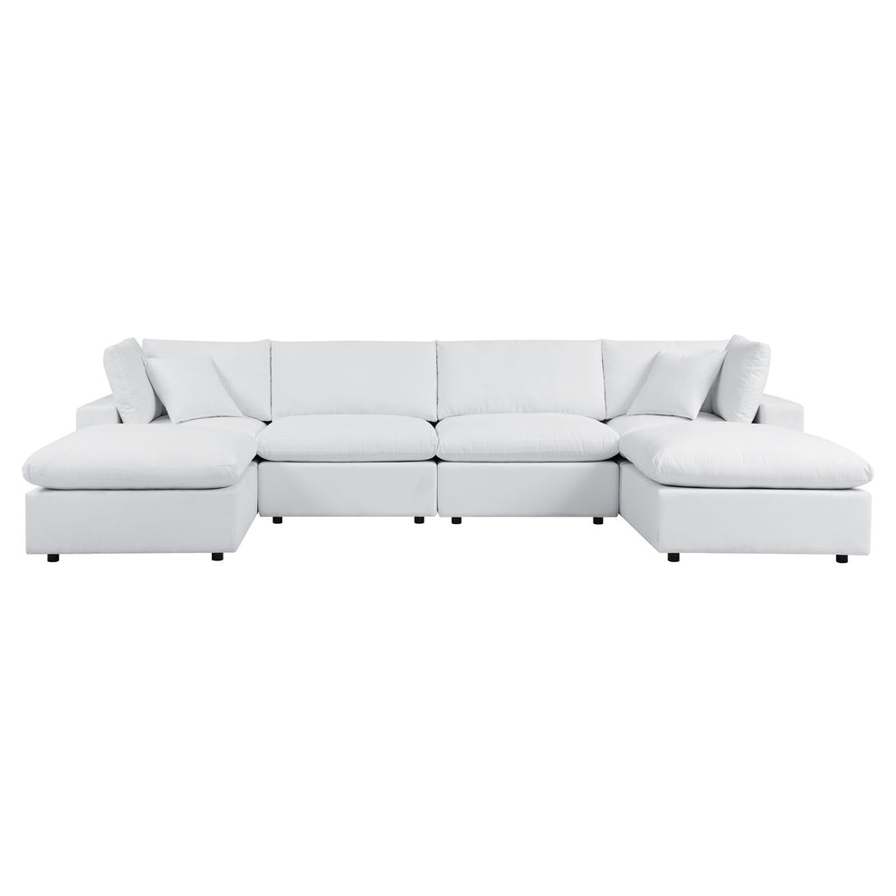 Modway Commix 6-Piece Sunbrella® Outdoor Patio Sectional Sofa - EEI-5586 | Outdoor Sofas, Loveseats & Sectionals | Modishstore - 18