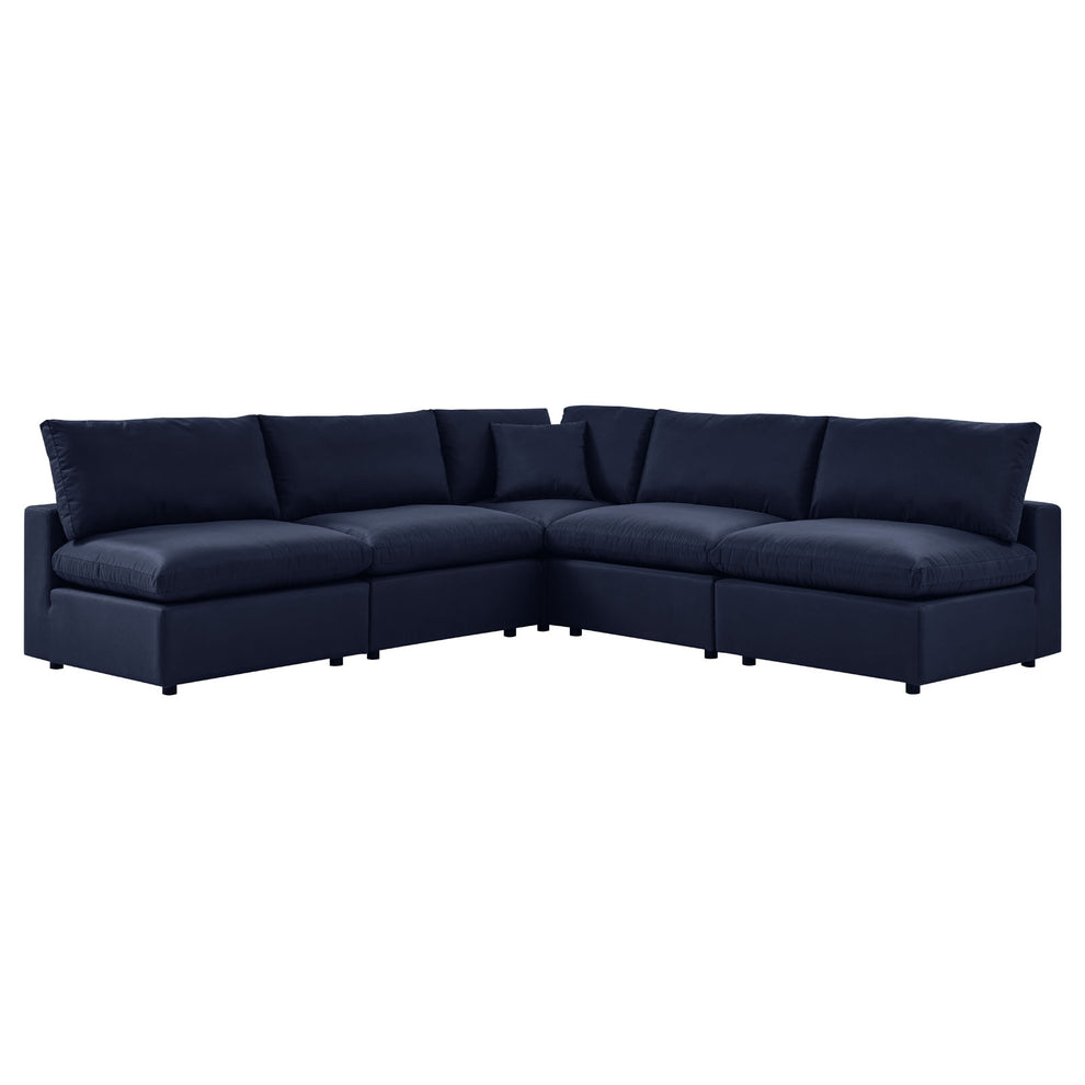 Modway Commix 5-Piece Outdoor Patio Sectional Sofa - EEI-5587 | Outdoor Sofas, Loveseats & Sectionals | Modishstore - 10