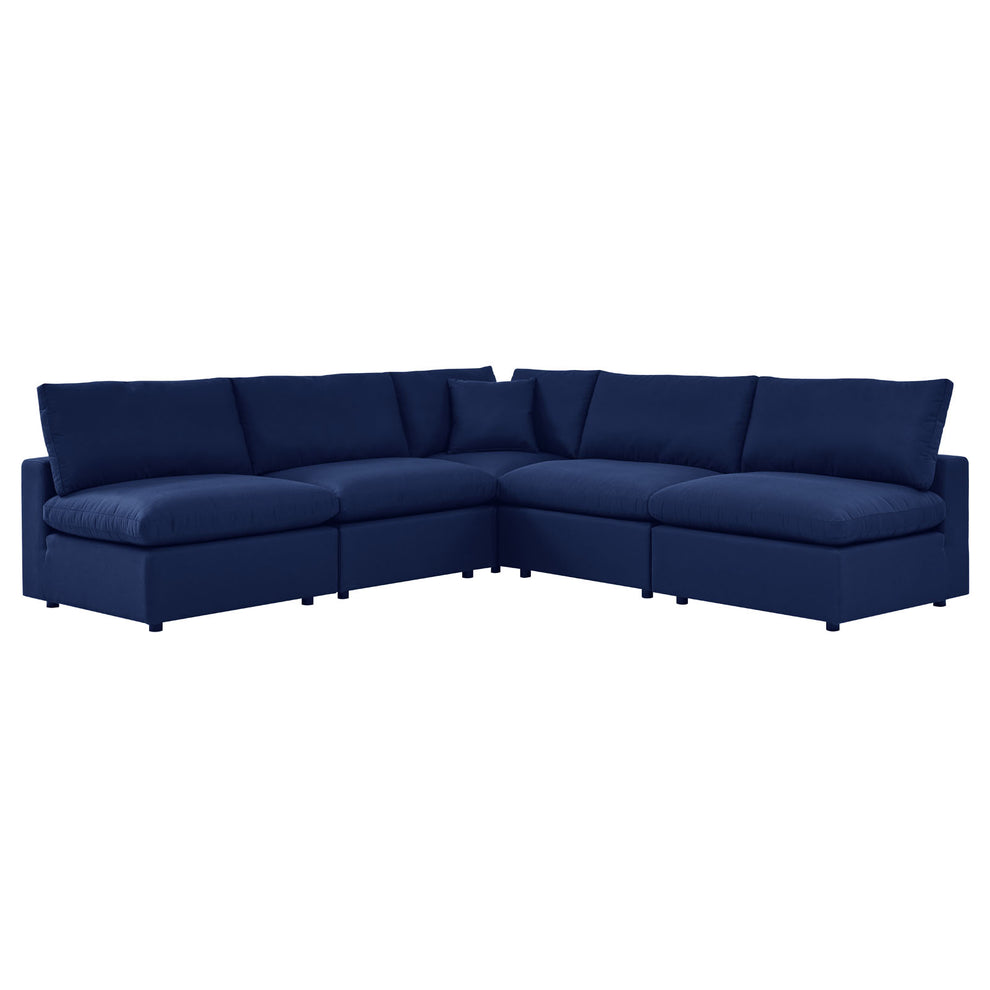 Modway Commix 5-Piece Sunbrella® Outdoor Patio Sectional Sofa - EEI-5588 | Outdoor Sofas, Loveseats & Sectionals | Modishstore - 2