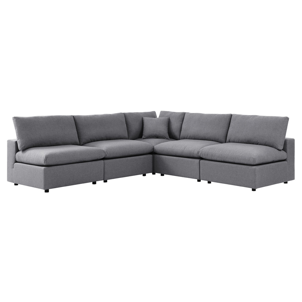 Modway Commix 5-Piece Sunbrella® Outdoor Patio Sectional Sofa - EEI-5588 | Outdoor Sofas, Loveseats & Sectionals | Modishstore - 10