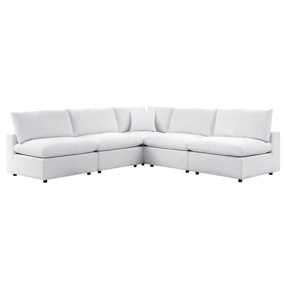 Modway Commix 5-Piece Sunbrella® Outdoor Patio Sectional Sofa - EEI-5588 | Outdoor Sofas, Loveseats & Sectionals | Modishstore - 18