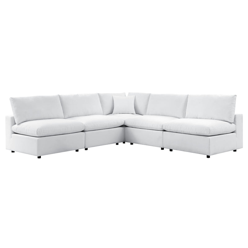 Modway Commix 5-Piece Sunbrella® Outdoor Patio Sectional Sofa | Outdoor Sofas, Loveseats & Sectionals | Modishstore-18