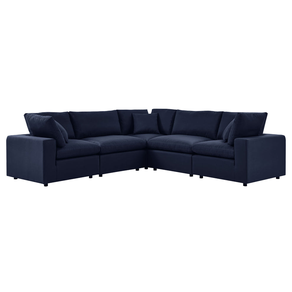 Modway Commix 5-Piece Outdoor Patio Sectional Sofa - EEI-5589 | Outdoor Sofas, Loveseats & Sectionals | Modishstore - 10