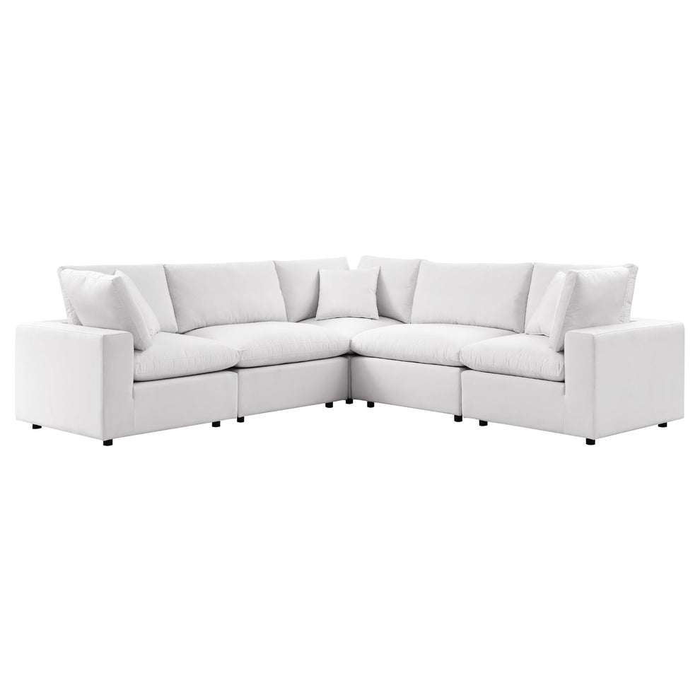 Modway Commix 5-Piece Outdoor Patio Sectional Sofa - EEI-5589 | Outdoor Sofas, Loveseats & Sectionals | Modishstore - 18