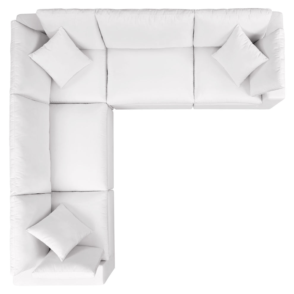 Modway Commix 5-Piece Outdoor Patio Sectional Sofa - EEI-5589 | Outdoor Sofas, Loveseats & Sectionals | Modishstore - 19