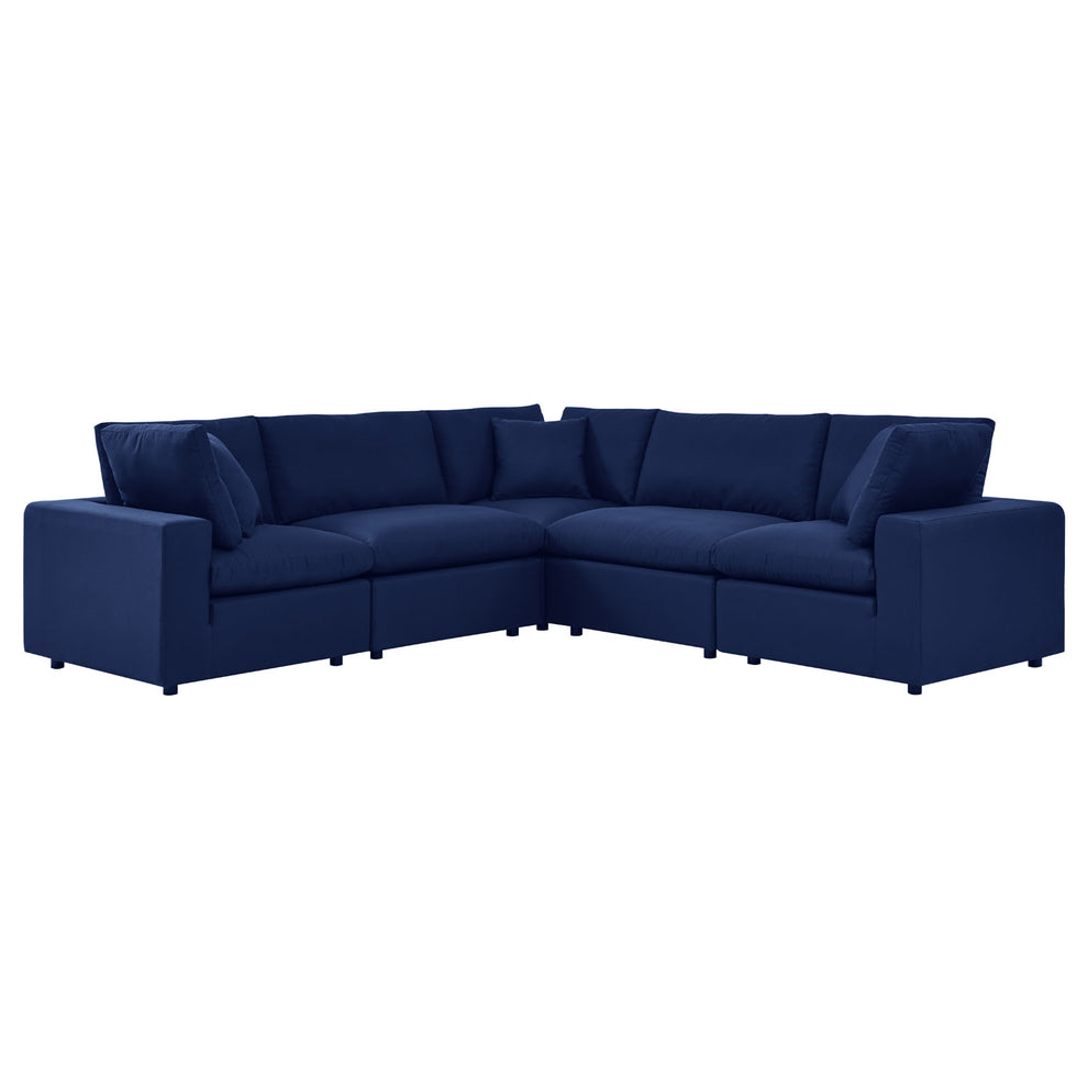 Modway Commix 5-Piece Sunbrella® Outdoor Patio Sectional Sofa - EEI-5590 | Outdoor Sofas, Loveseats & Sectionals | Modishstore - 2
