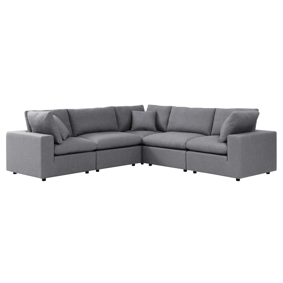 Modway Commix 5-Piece Sunbrella® Outdoor Patio Sectional Sofa - EEI-5590 | Outdoor Sofas, Loveseats & Sectionals | Modishstore - 10