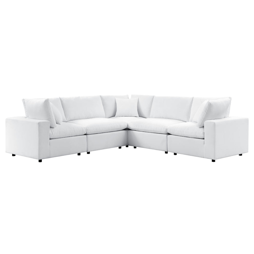 Modway Commix 5-Piece Sunbrella® Outdoor Patio Sectional Sofa - EEI-5590 | Outdoor Sofas, Loveseats & Sectionals | Modishstore - 18