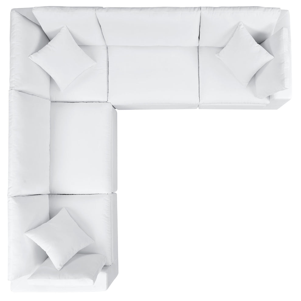 Modway Commix 5-Piece Sunbrella® Outdoor Patio Sectional Sofa - EEI-5590 | Outdoor Sofas, Loveseats & Sectionals | Modishstore - 19