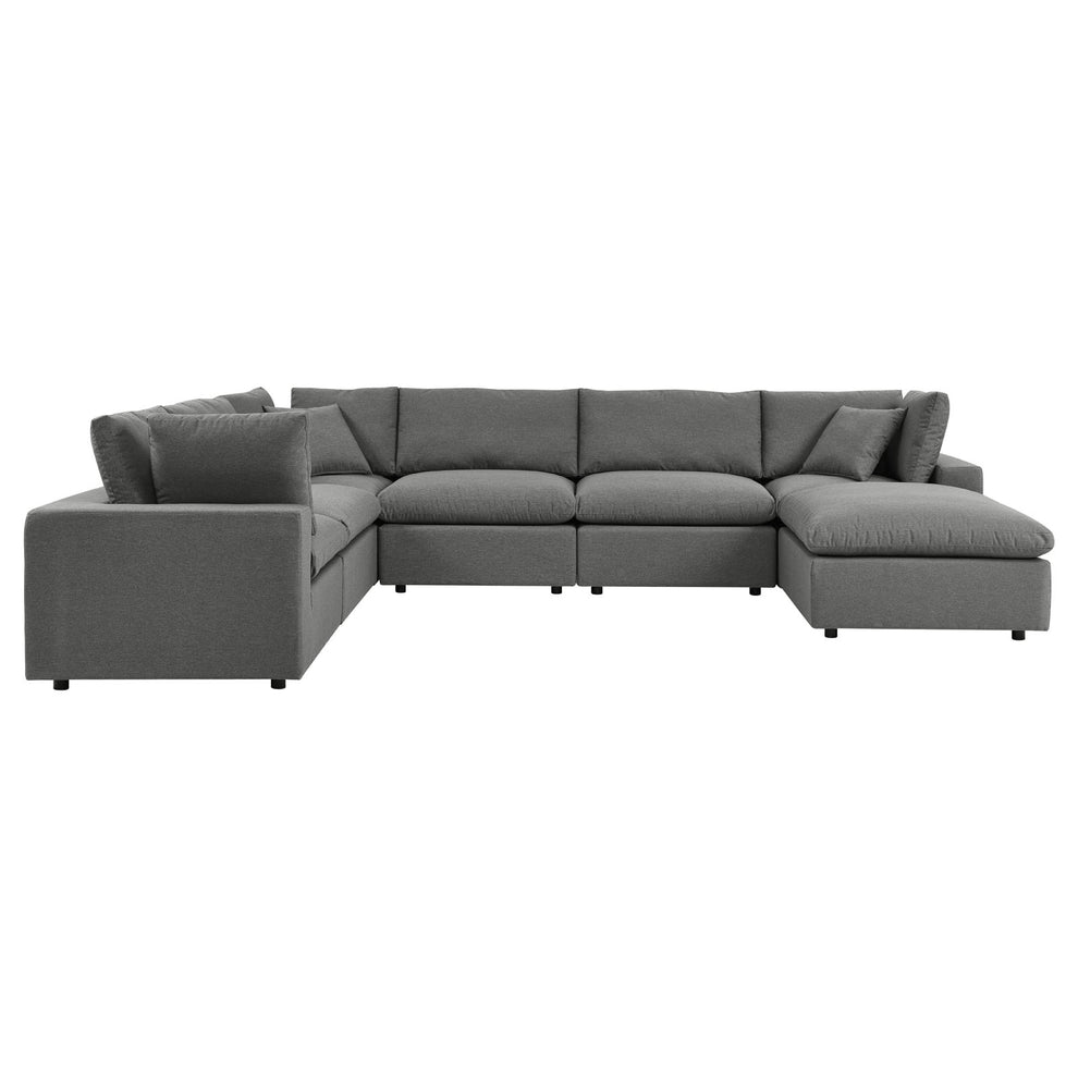 Modway Commix 7-Piece Outdoor Patio Sectional Sofa - EEI-5591 | Outdoor Sofas, Loveseats & Sectionals | Modishstore - 2