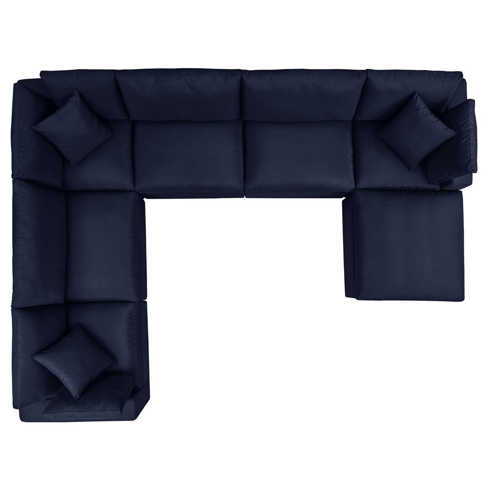 Modway Commix 7-Piece Outdoor Patio Sectional Sofa - EEI-5591 | Outdoor Sofas, Loveseats & Sectionals | Modishstore - 11