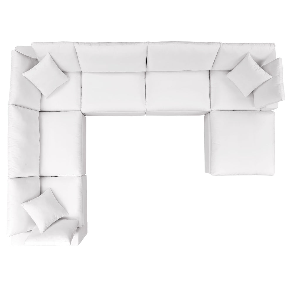Modway Commix 7-Piece Outdoor Patio Sectional Sofa - EEI-5591 | Outdoor Sofas, Loveseats & Sectionals | Modishstore - 19