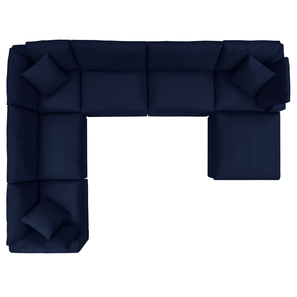 Modway Commix 7-Piece Sunbrella® Outdoor Patio Sectional Sofa - EEI-5592 | Outdoor Sofas, Loveseats & Sectionals | Modishstore - 3