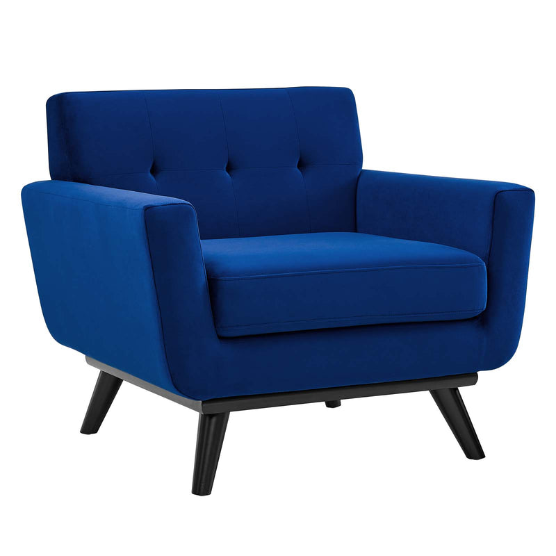 Engage Performance Velvet Armchair By Modway - EEI-5598 | Armchairs | Modishstore - 26