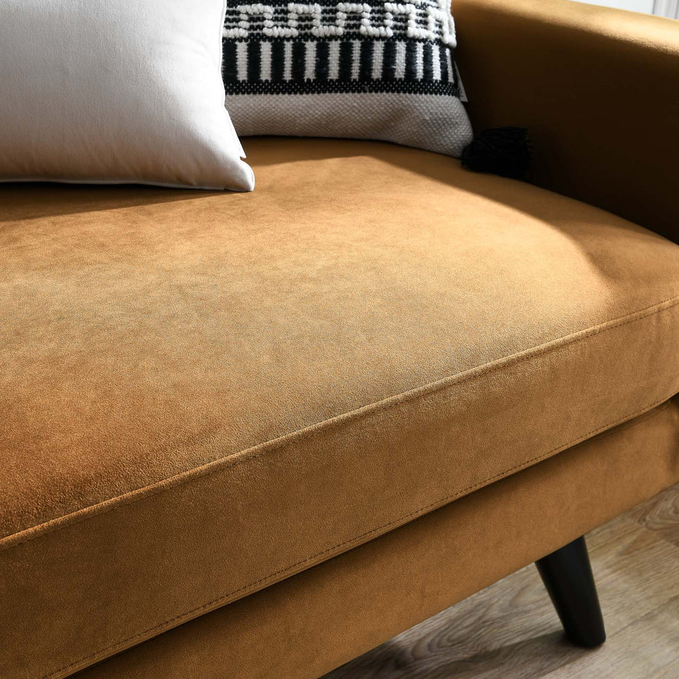 Engage Performance Velvet Loveseat By Modway - EEI-5599 | Loveseats | Modishstore - 6