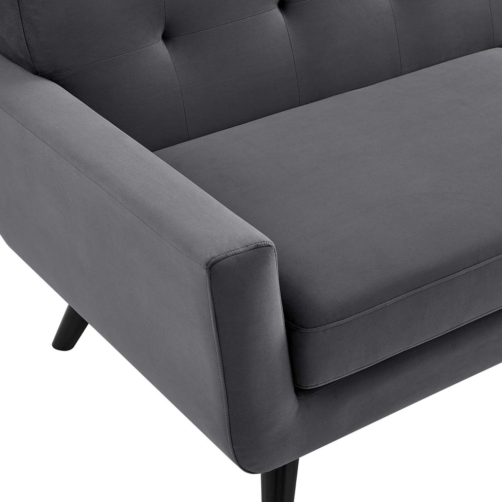 Engage Performance Velvet Loveseat By Modway - EEI-5599 | Loveseats | Modishstore - 21