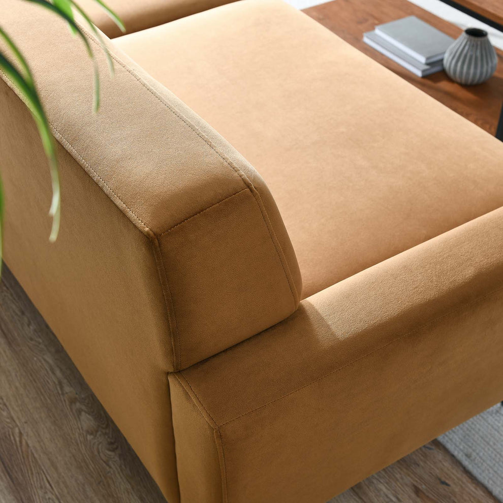 Engage Performance Velvet Sofa By Modway - EEI-5600 | Sofas | Modishstore - 7