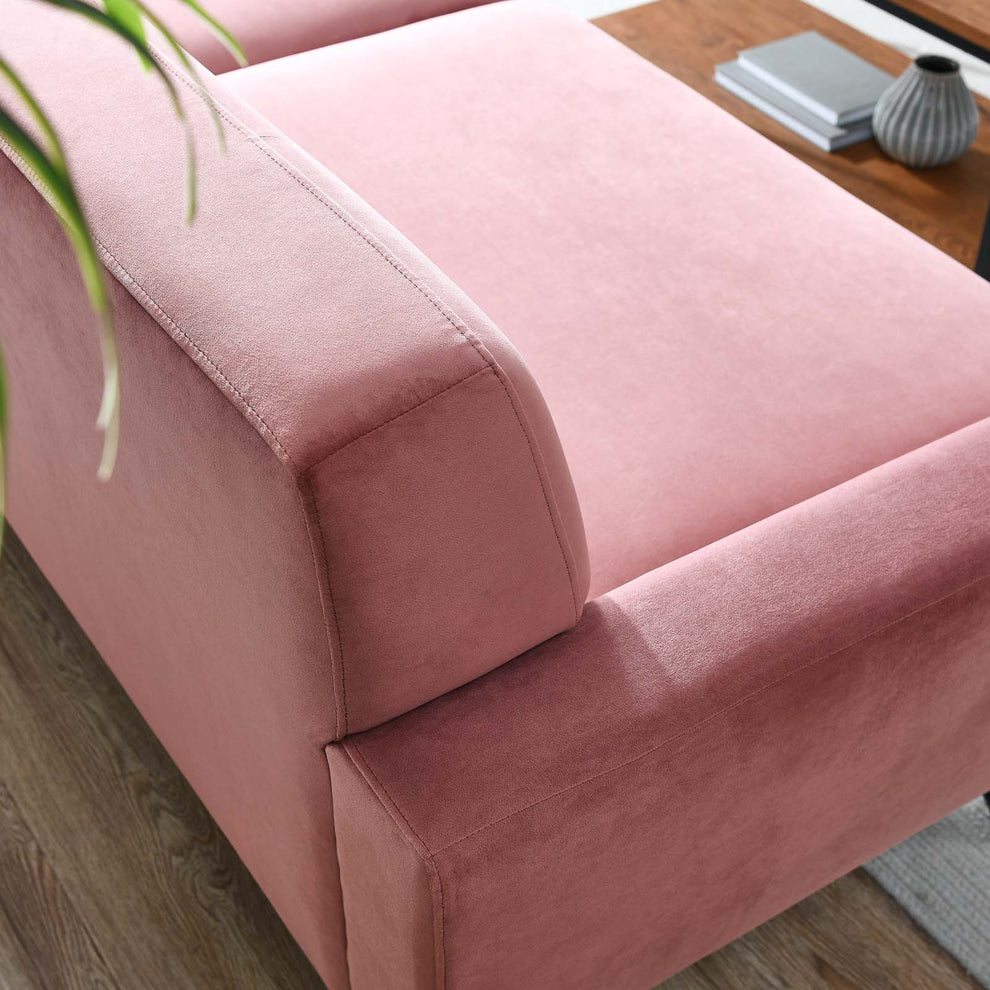 Engage Performance Velvet Sofa By Modway - EEI-5600 | Sofas | Modishstore - 15