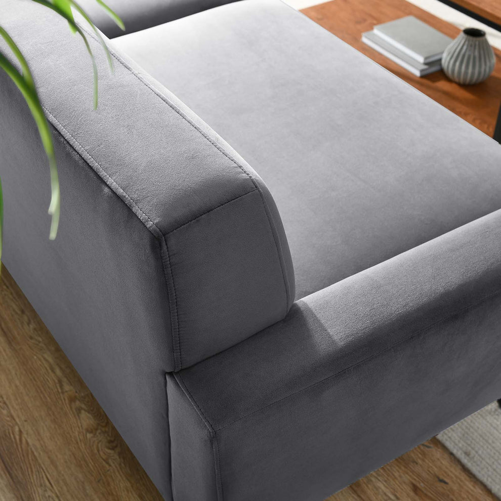 Engage Performance Velvet Sofa By Modway - EEI-5600 | Sofas | Modishstore - 23