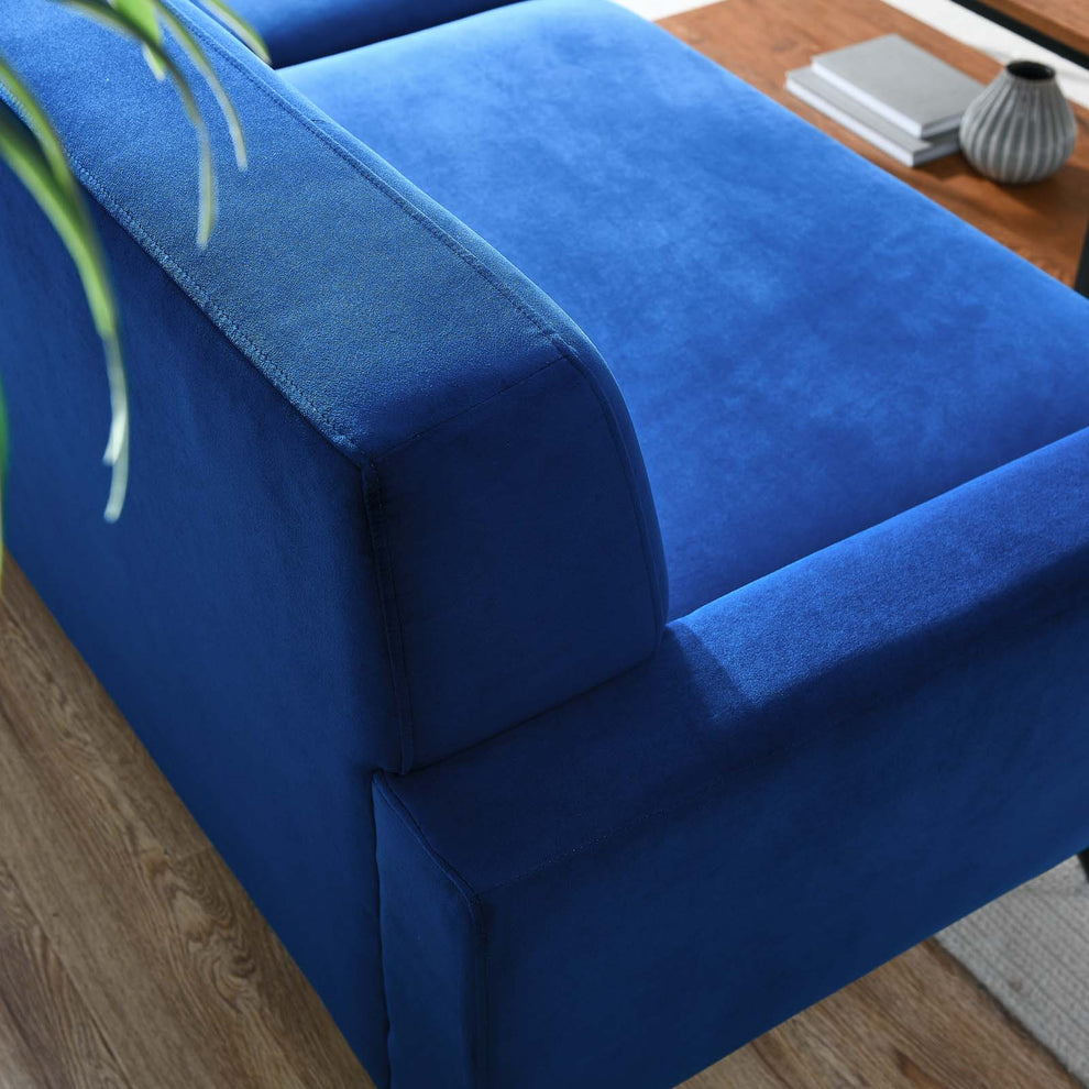 Engage Performance Velvet Sofa By Modway - EEI-5600 | Sofas | Modishstore - 30