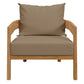 Brisbane Teak Wood Outdoor Patio Armchair By Modway - EEI-5602-NAT-GRY | Outdoor Chairs |  Modishstore - 12