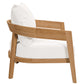 Brisbane Teak Wood Outdoor Patio Armchair By Modway - EEI-5602-NAT-GRY | Outdoor Chairs |  Modishstore - 26