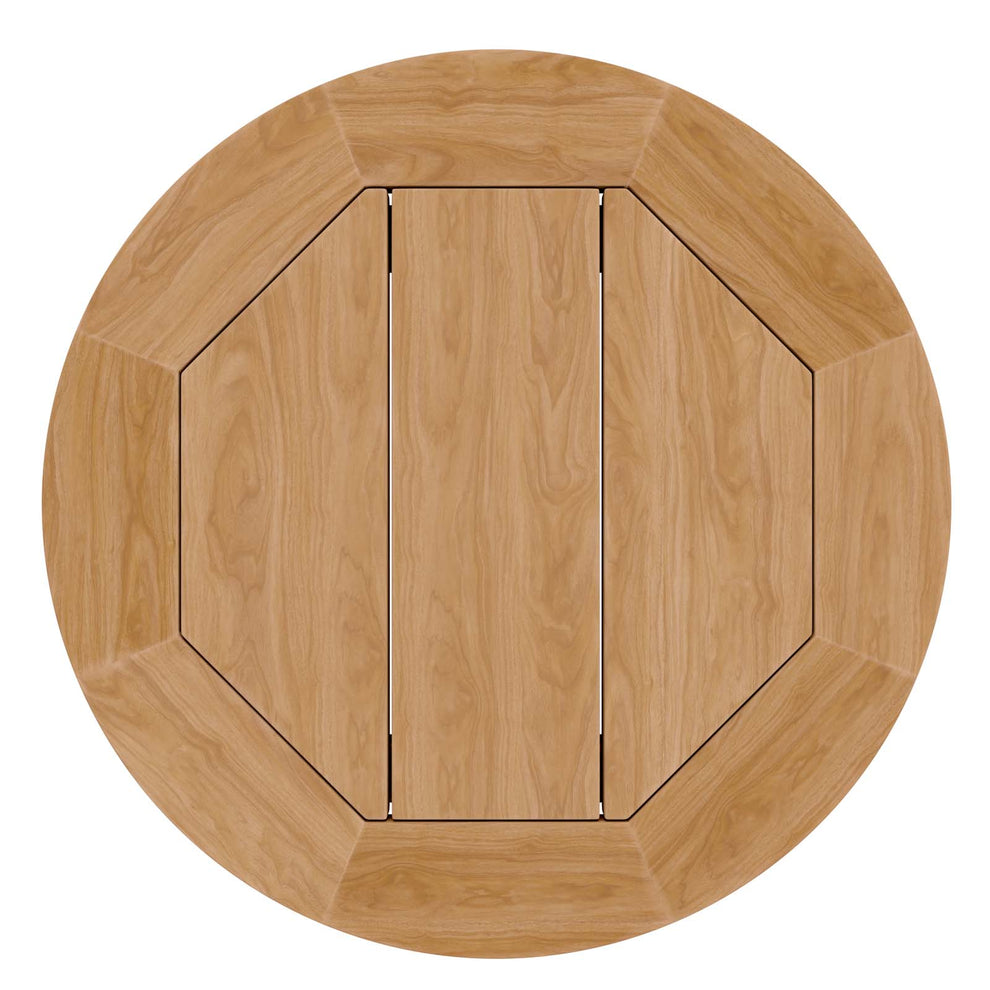 Brisbane Teak Wood Outdoor Patio Side Table By Modway - EEI-5604 | Outdoor Tables | Modishstore - 4