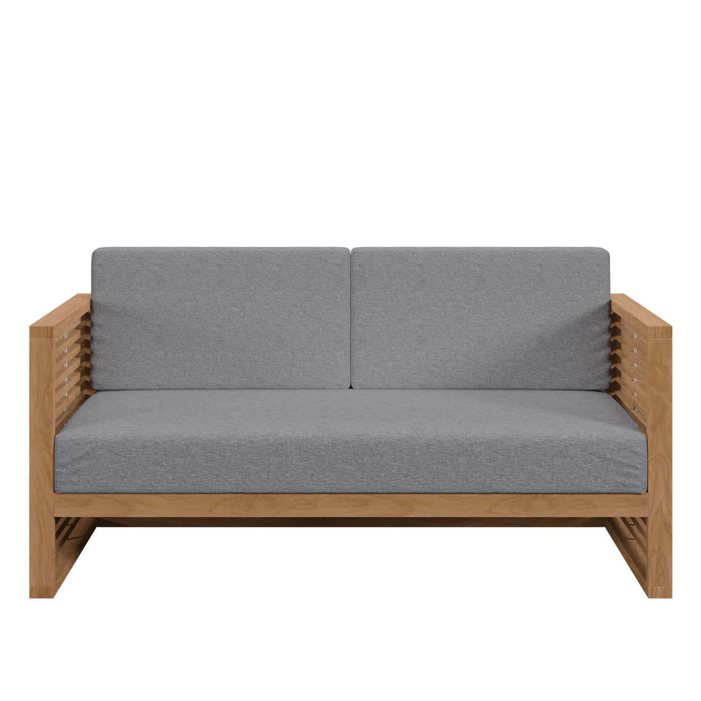 Carlsbad Teak Wood Outdoor Patio Loveseat By Modway - EEI-5605 | Outdoor Sofas, Loveseats & Sectionals | Modishstore - 5