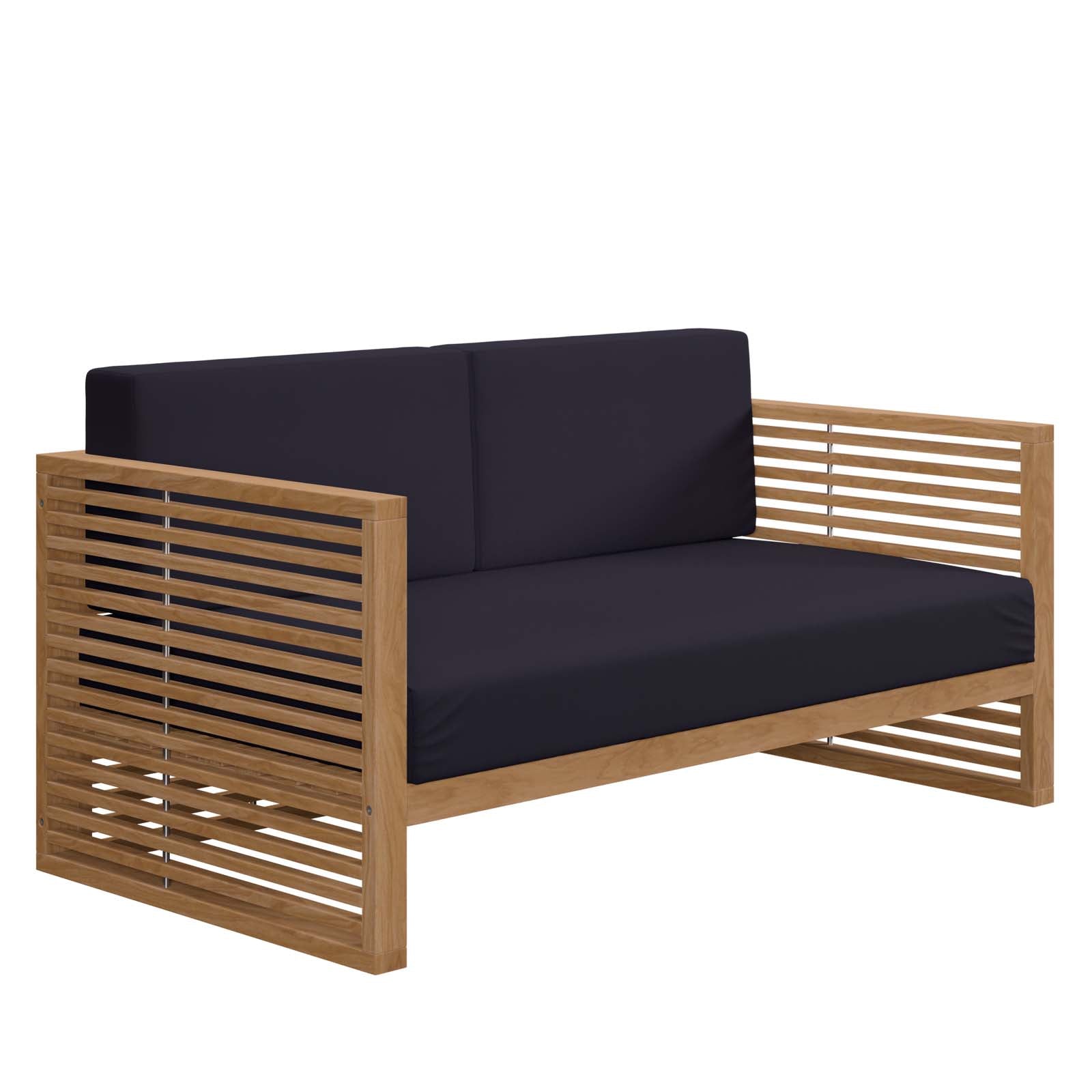 Carlsbad Teak Wood Outdoor Patio Loveseat By Modway - EEI-5605 | Outdoor Sofas, Loveseats & Sectionals | Modishstore - 10