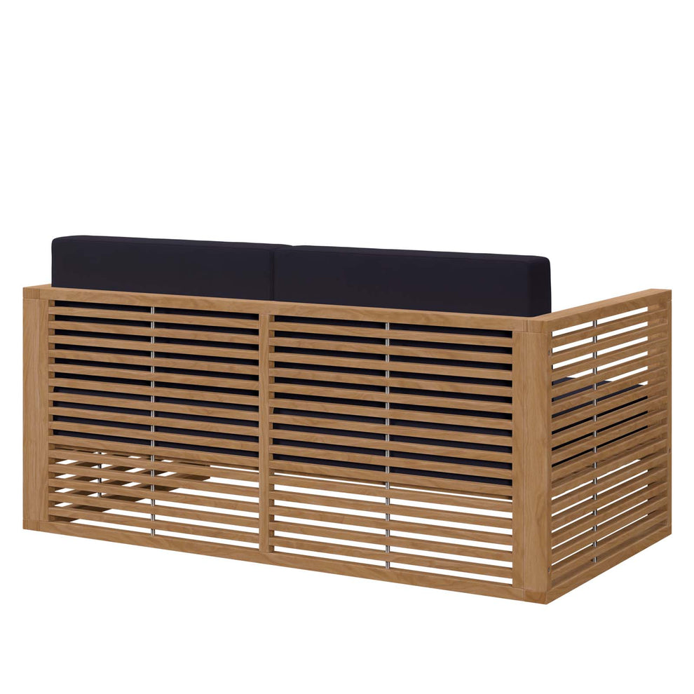 Carlsbad Teak Wood Outdoor Patio Loveseat By Modway - EEI-5605 | Outdoor Sofas, Loveseats & Sectionals | Modishstore - 12