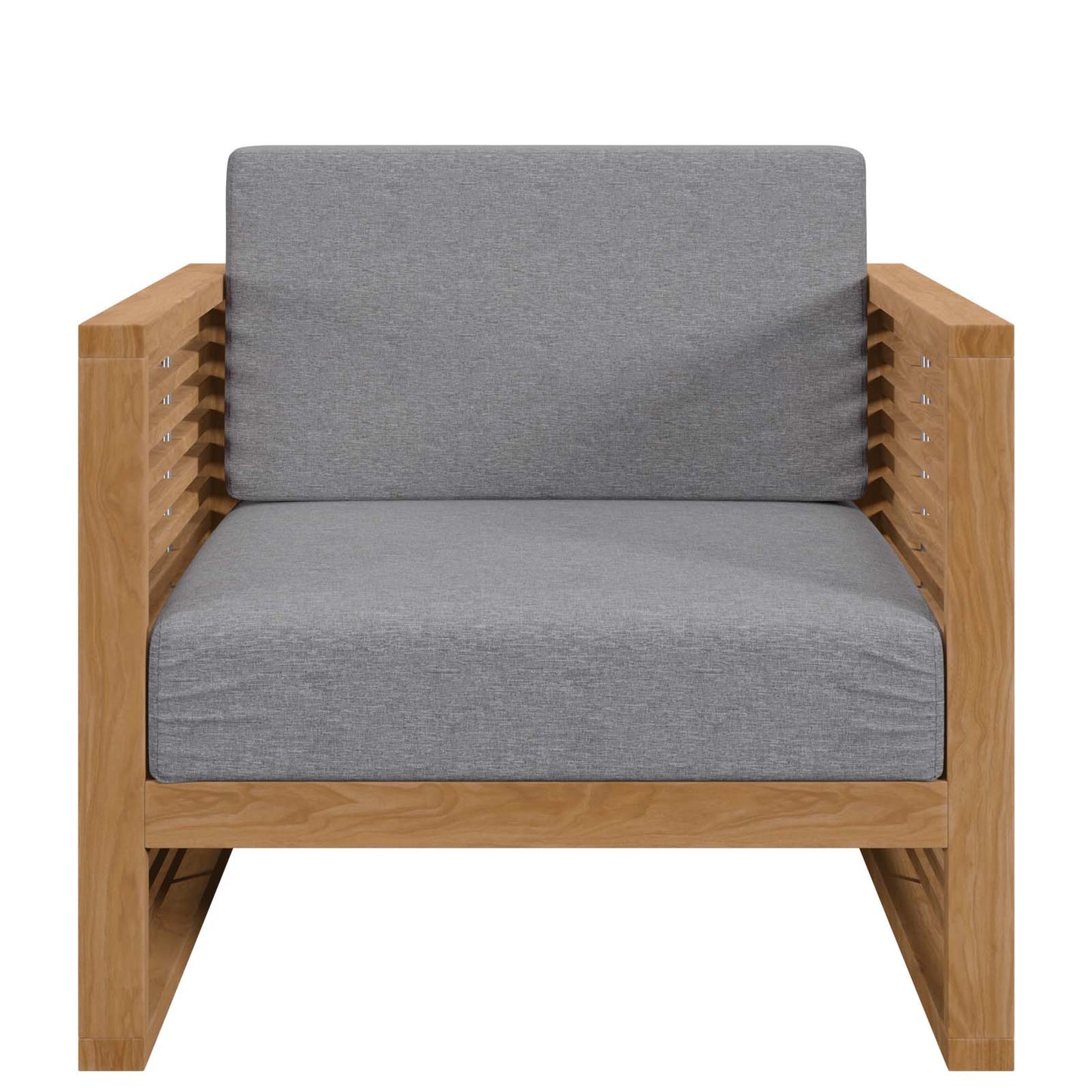 Carlsbad Teak Wood Outdoor Patio Armchair By Modway - EEI-5606 | Outdoor Chairs | Modishstore - 5