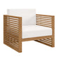Carlsbad Teak Wood Outdoor Patio Armchair By Modway - EEI-5606 | Outdoor Chairs | Modishstore - 18