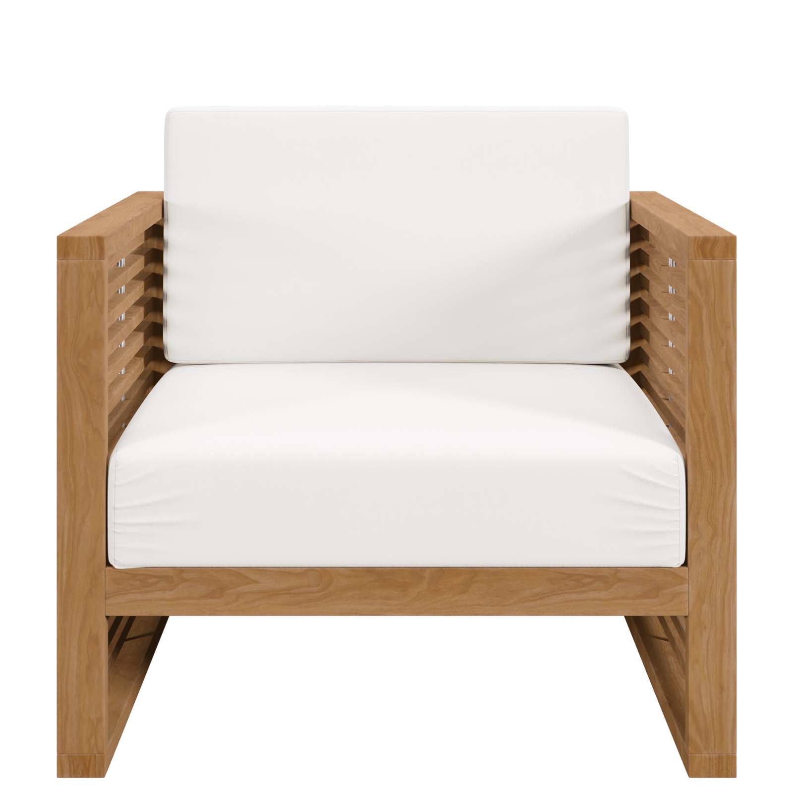 Carlsbad Teak Wood Outdoor Patio Armchair By Modway - EEI-5606 | Outdoor Chairs | Modishstore - 21