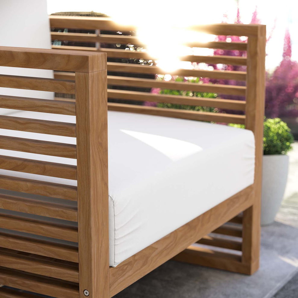 Carlsbad Teak Wood Outdoor Patio Armchair By Modway - EEI-5606 | Outdoor Chairs | Modishstore - 24