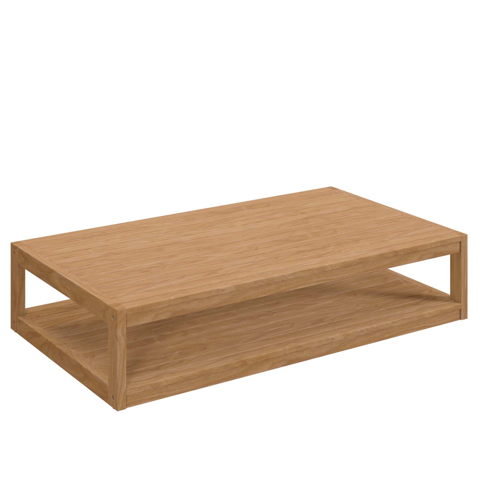 Carlsbad Teak Wood Outdoor Patio Coffee Table By Modway - EEI-5608 | Outdoor Tables | Modishstore - 2
